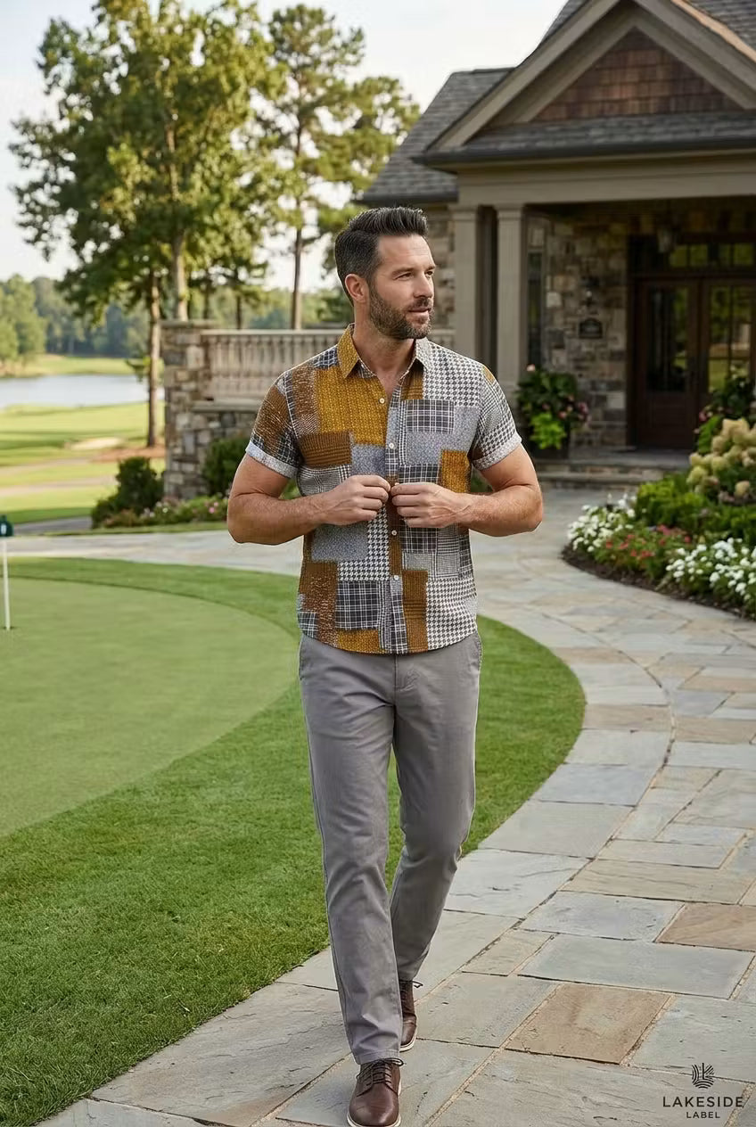 Kingsford Patchwork Camp Shirt