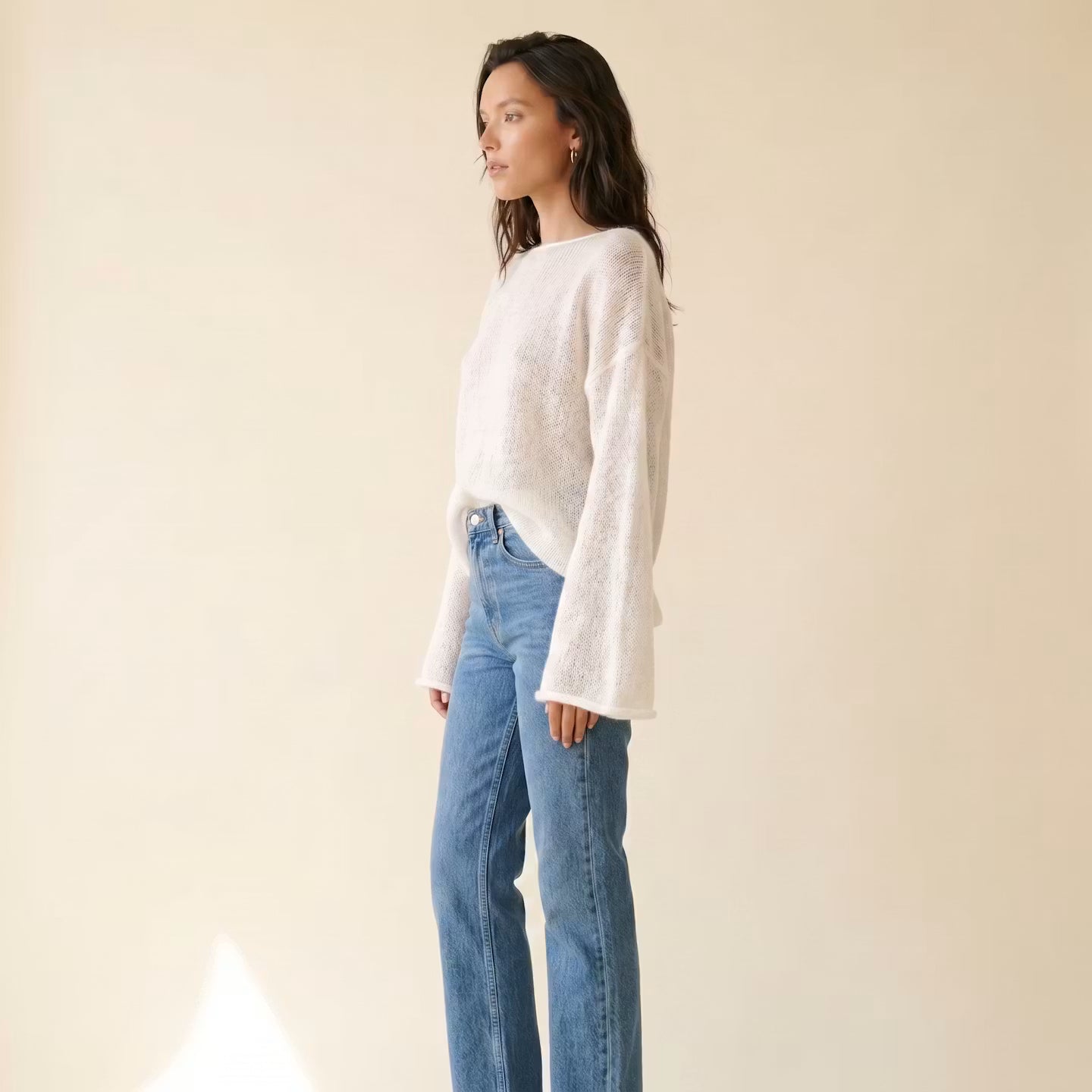 Élise Sheer Knit Pullover