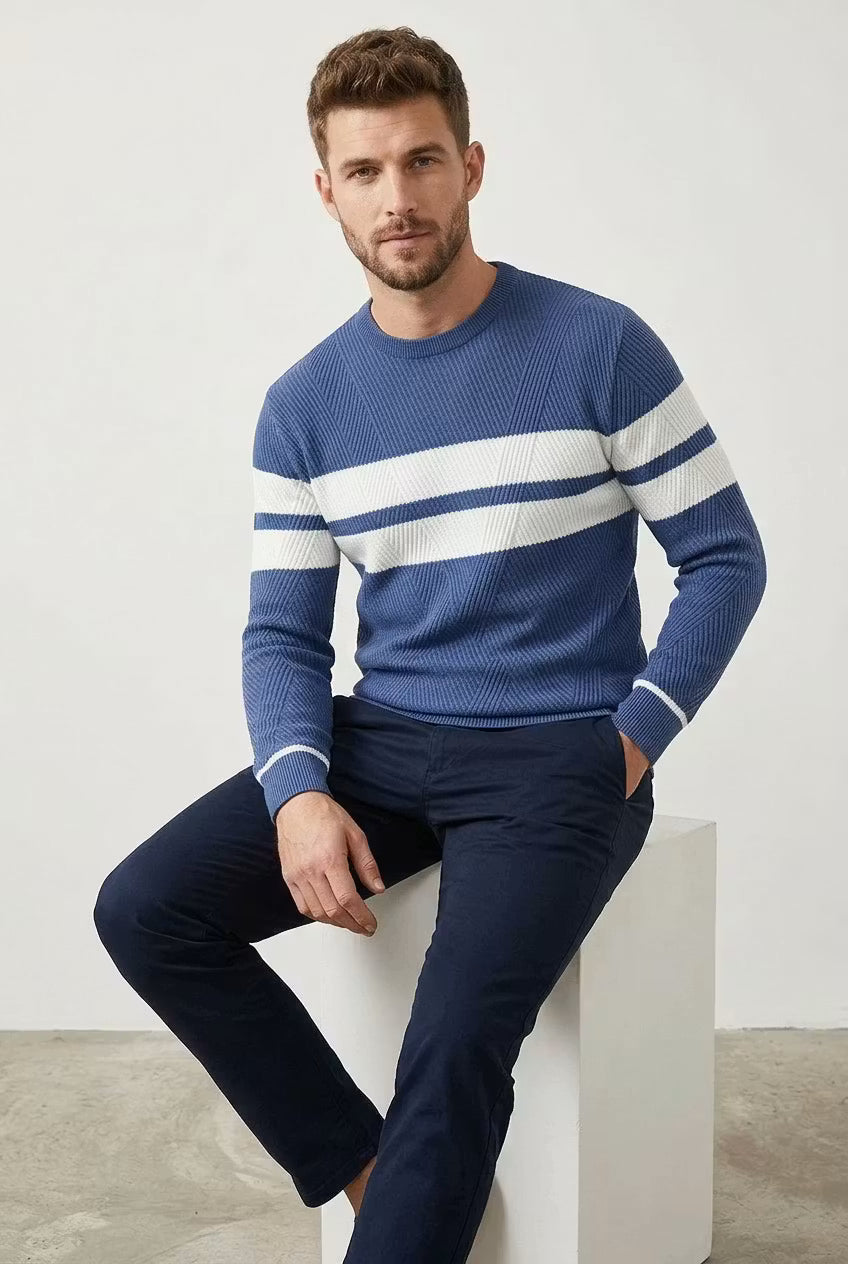 Harborside Stripe Knit Sweater