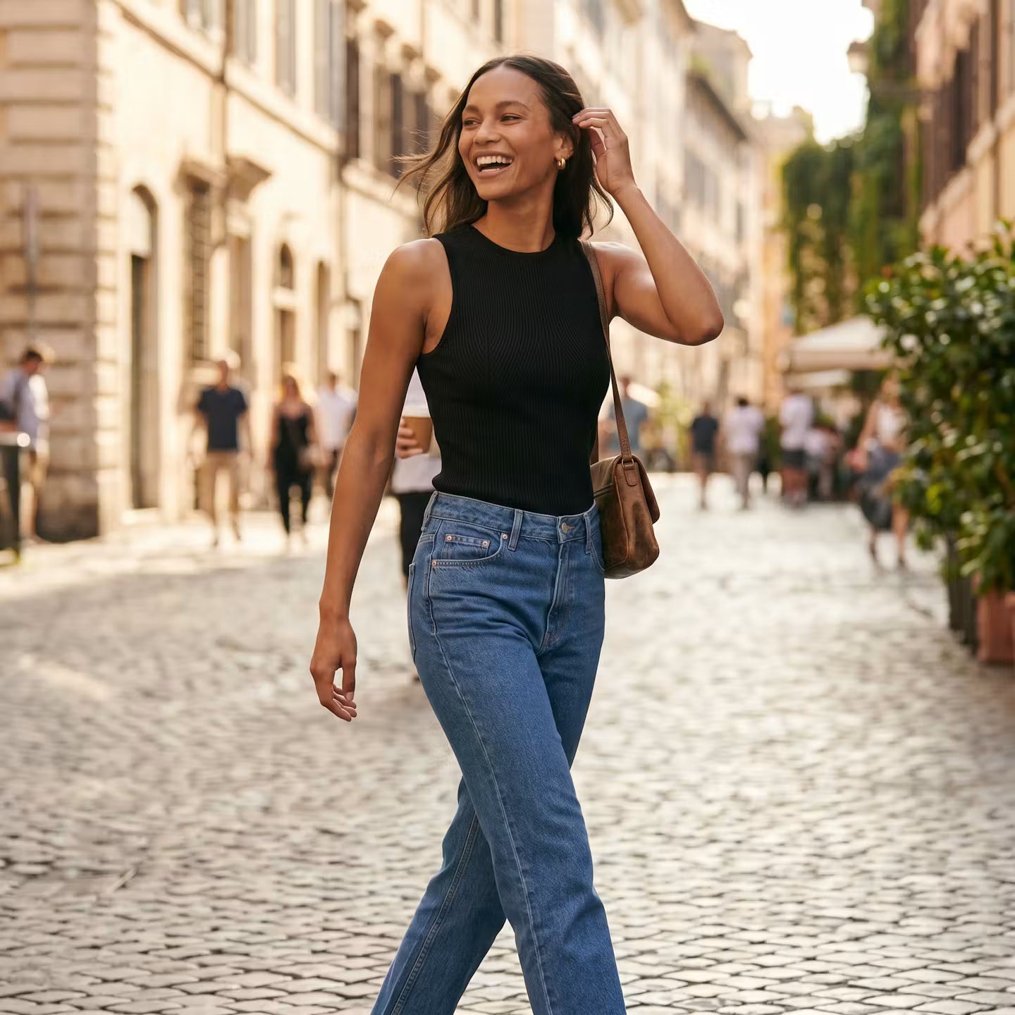 Camille Ribbed Knit Tank