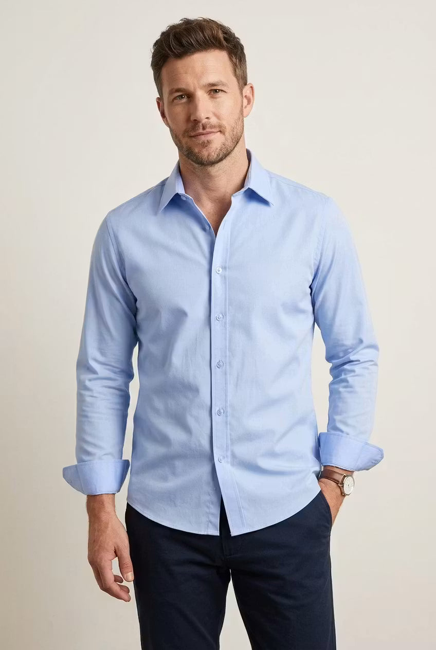 Men’s Long Sleeve Flex Button Shirt