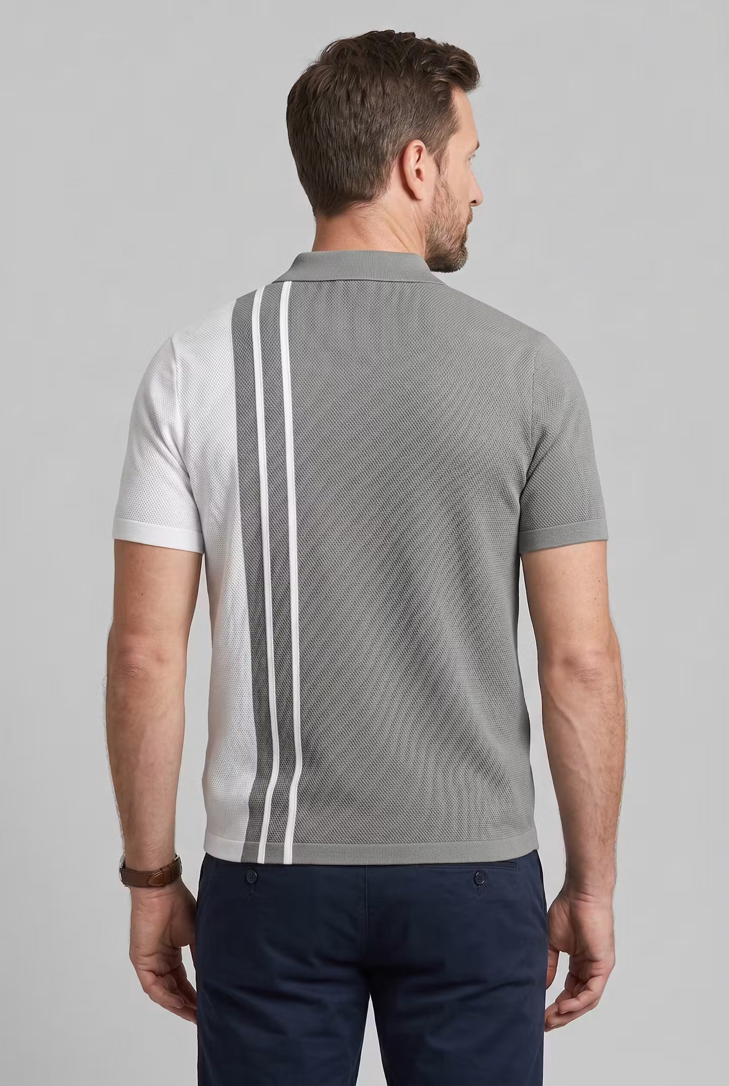 Sutton Stripe Golf Polo