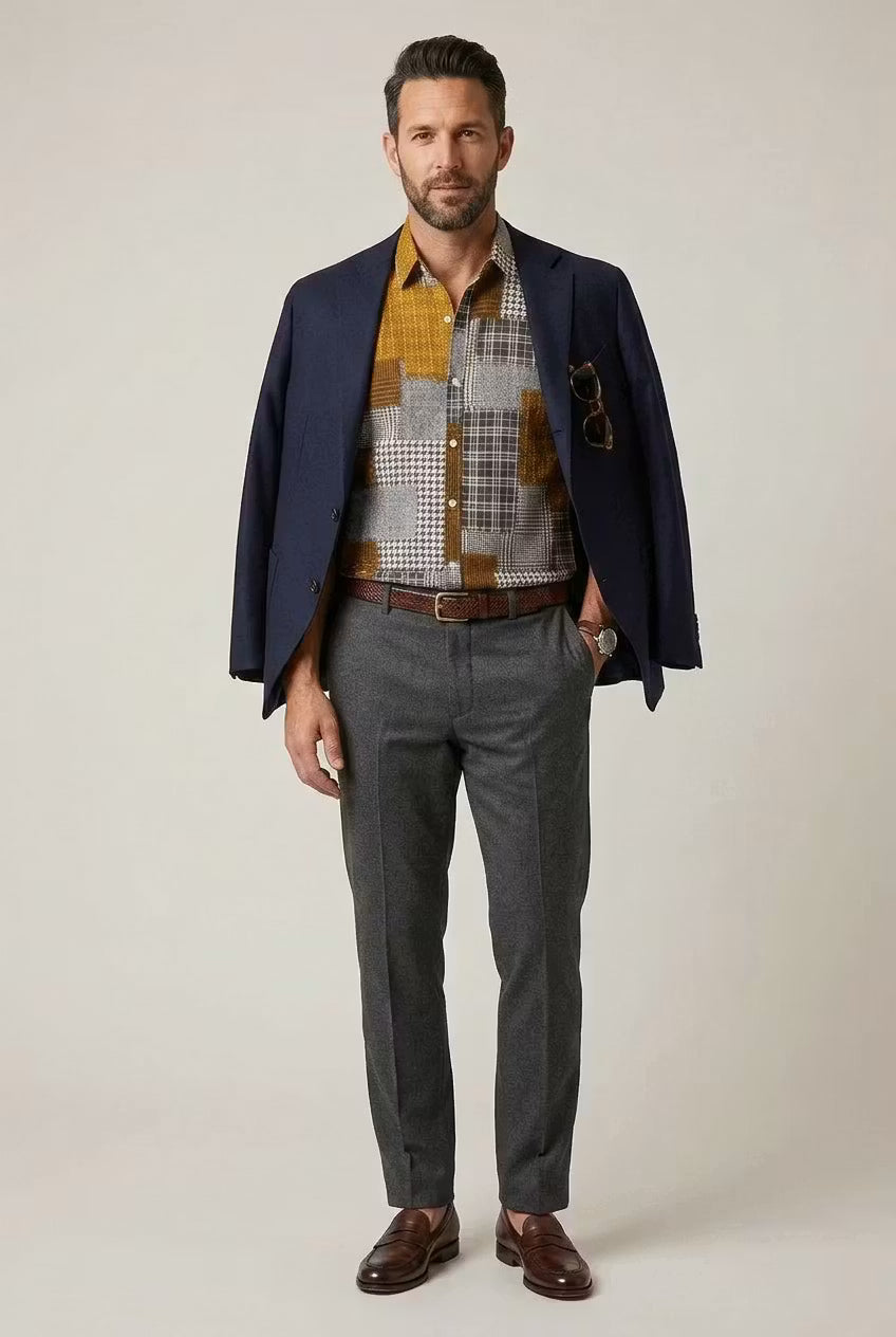 Kingsford Patchwork Camp Shirt