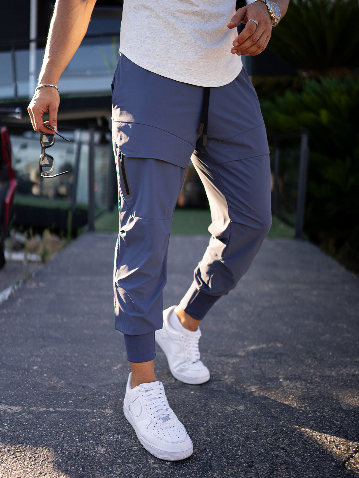 Men’s High Rib Cargo Joggers