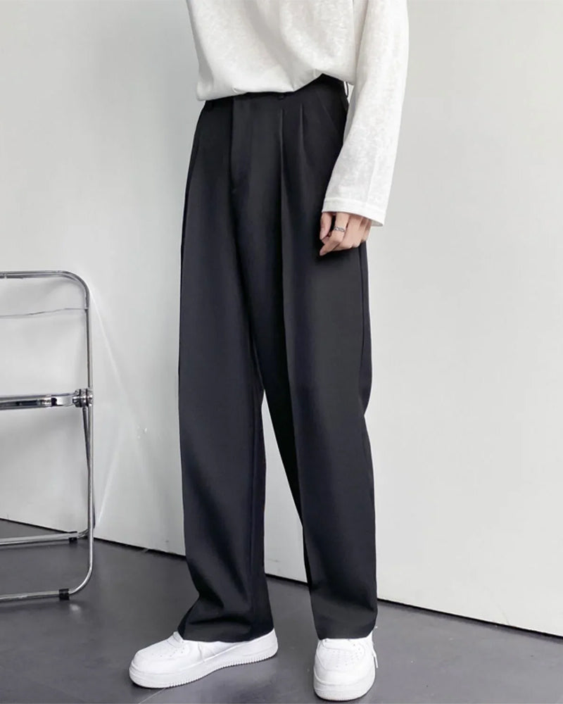 Men’s Tailored Utility Trousers With Clean Structure Designed