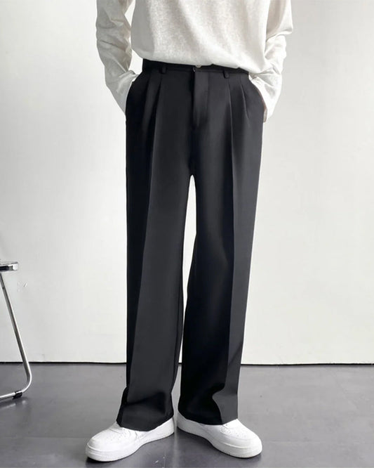 Men’s Tailored Utility Trousers With Clean Structure Designed