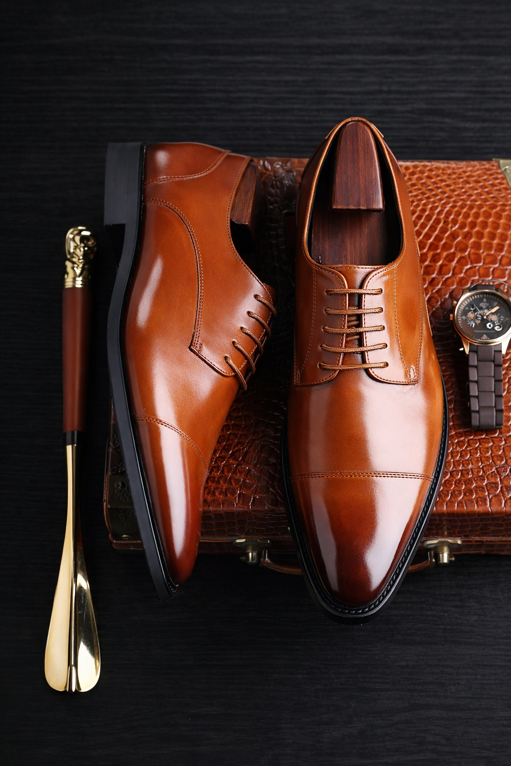 British Cap Toe Oxford Shoes
