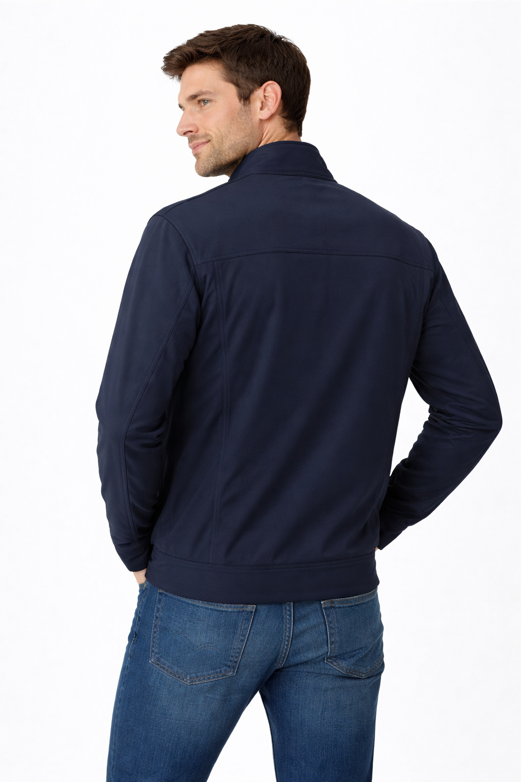 Men’s Zip-Front Athletic Training Jacket