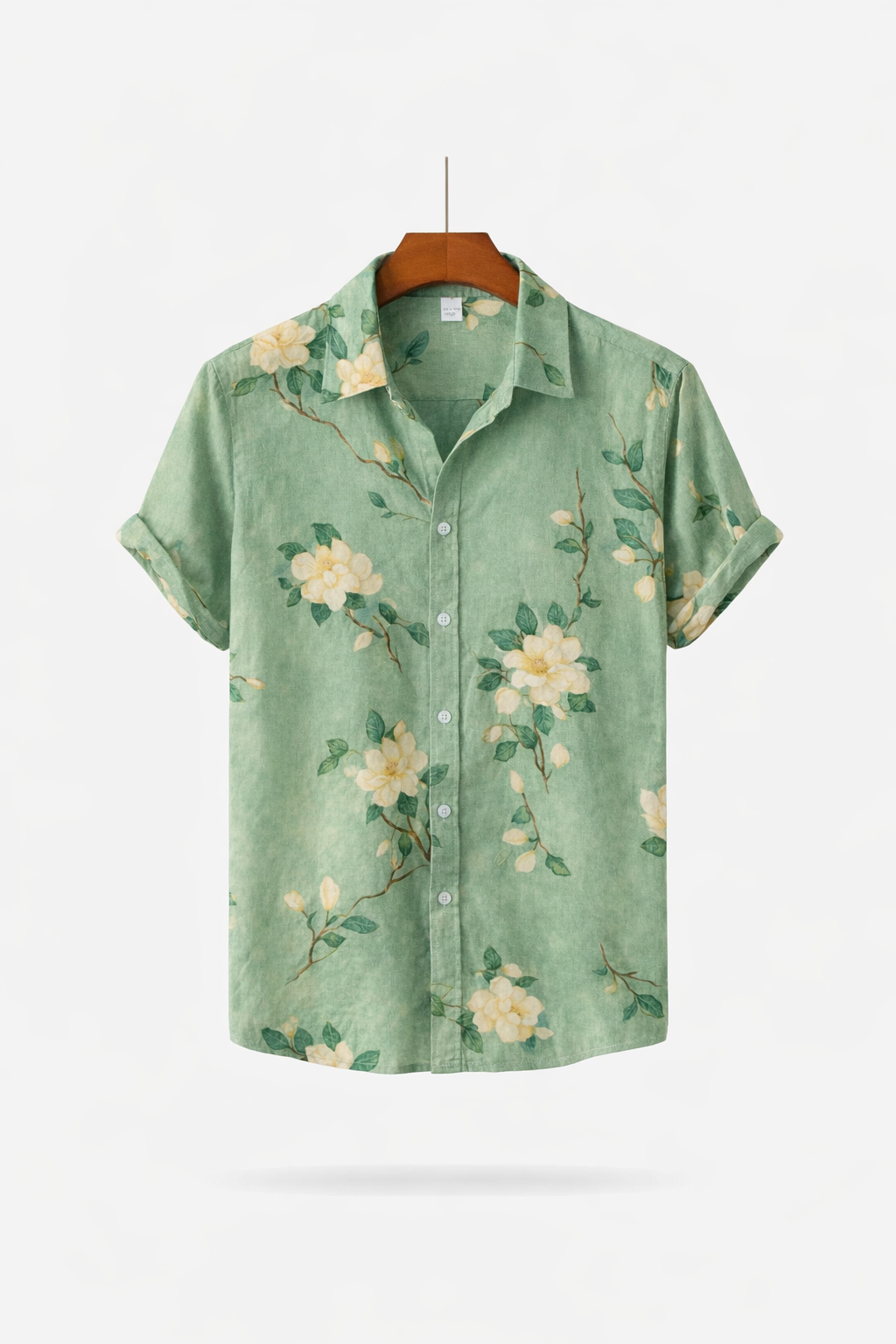 Floral Short Sleeve Button Shirt