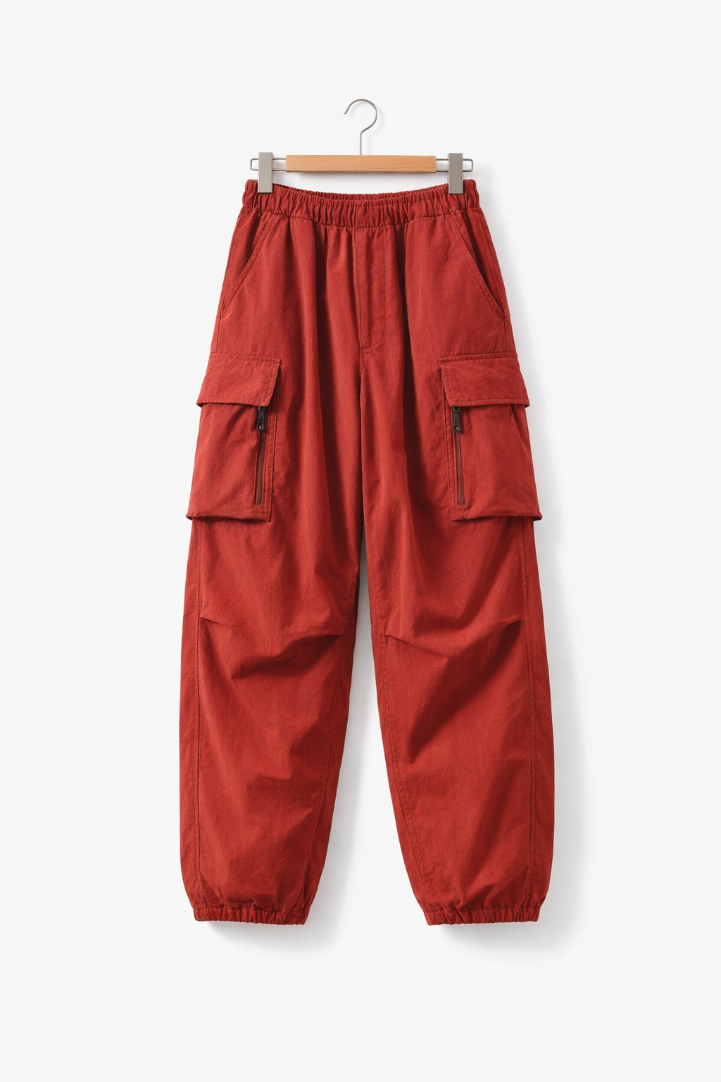 Utility Wide-Leg Cargo Trousers