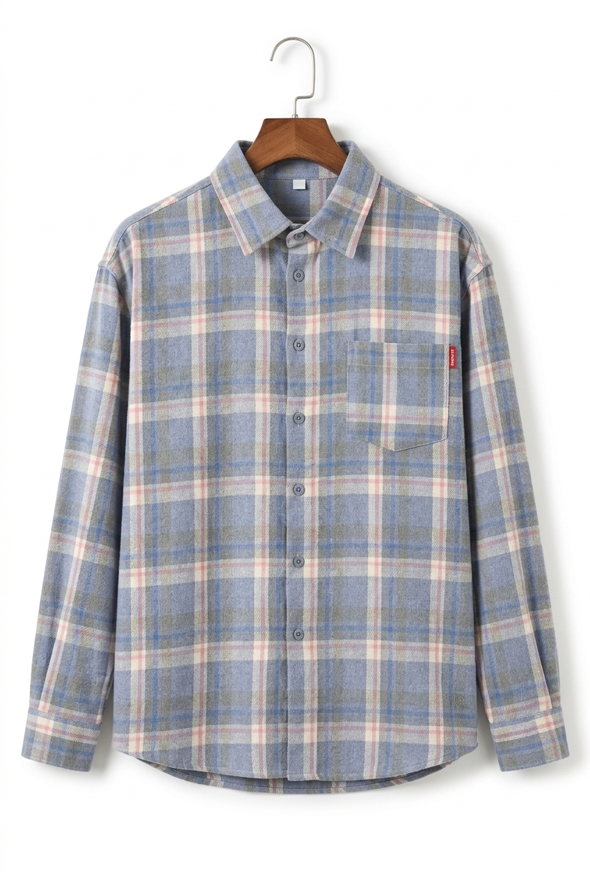 Cedar Plaid Button-Up Shirt