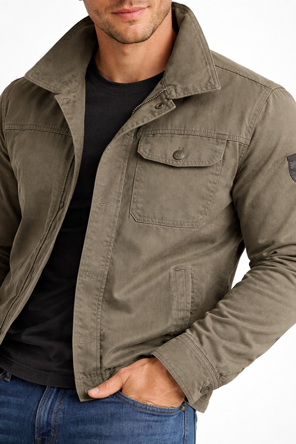 Ironcliff Canvas Button Jacket