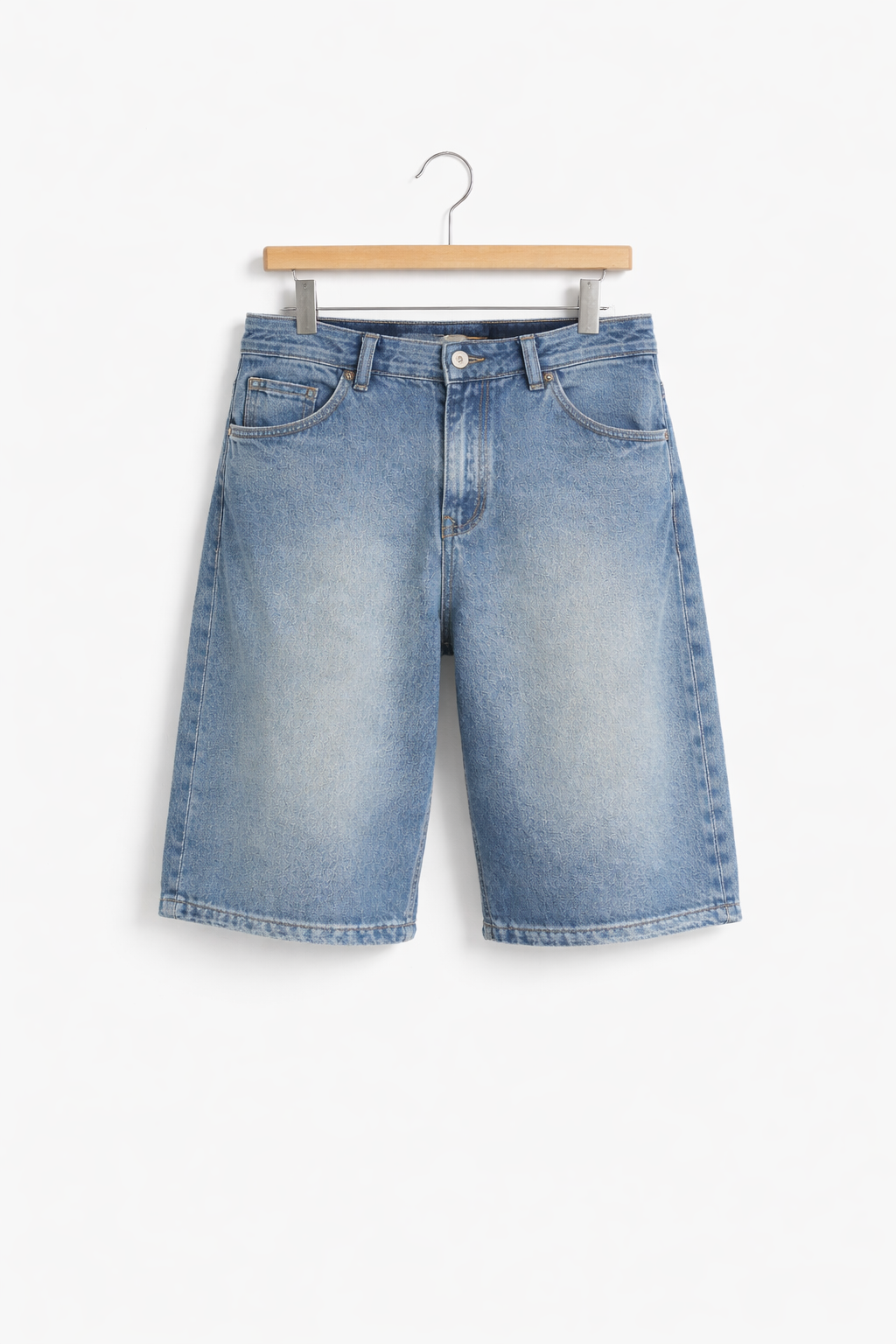 Vintage Wash Relaxed Denim Jorts