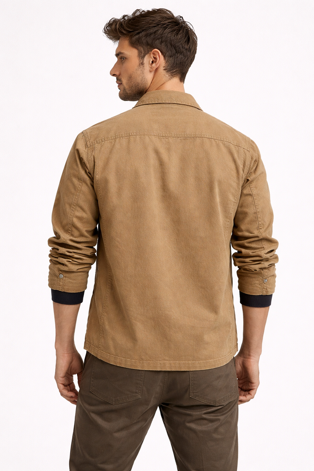 The HarborLine Chambray Overshirt