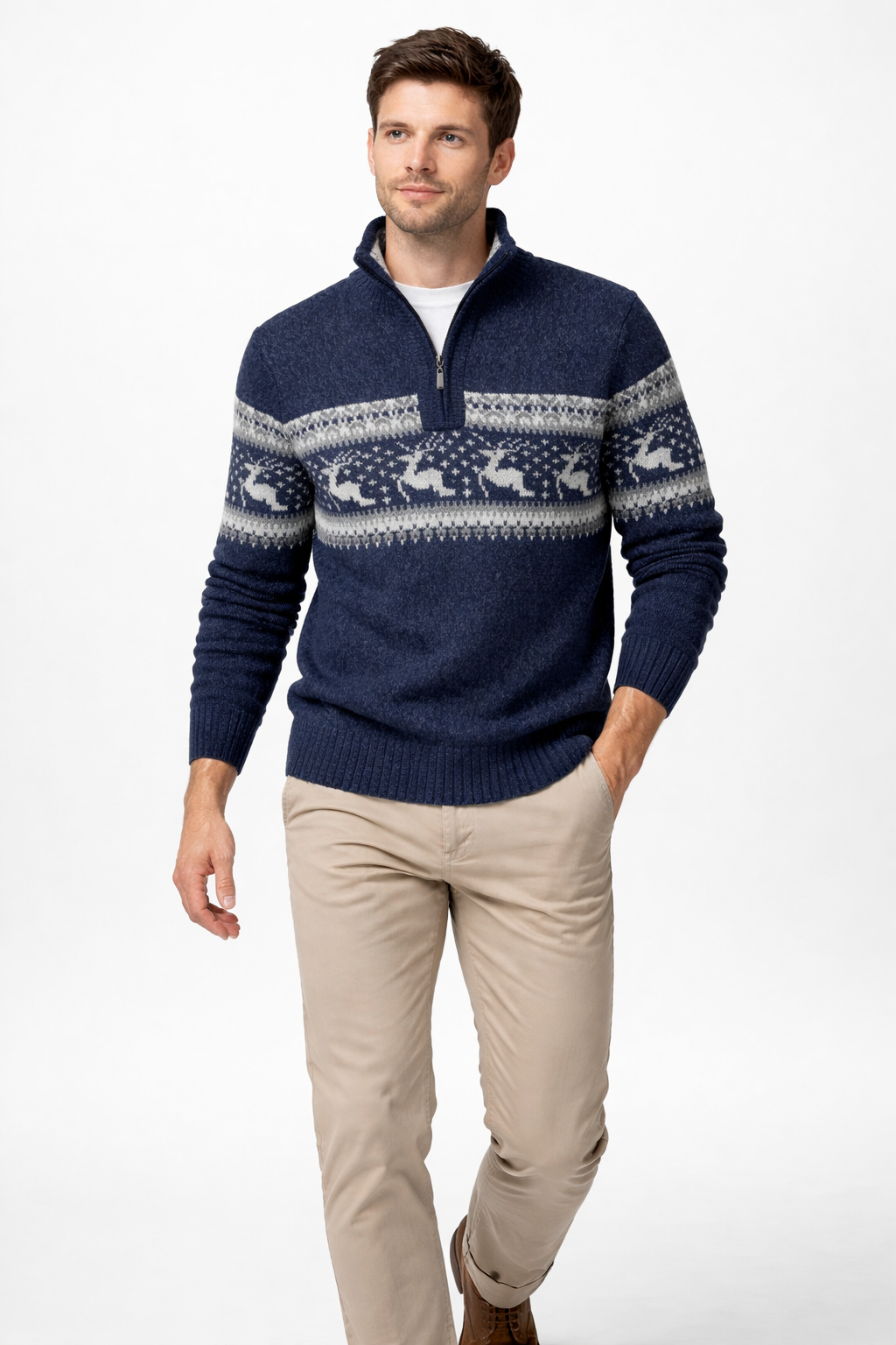 Deer Isle Half Zip Sweater