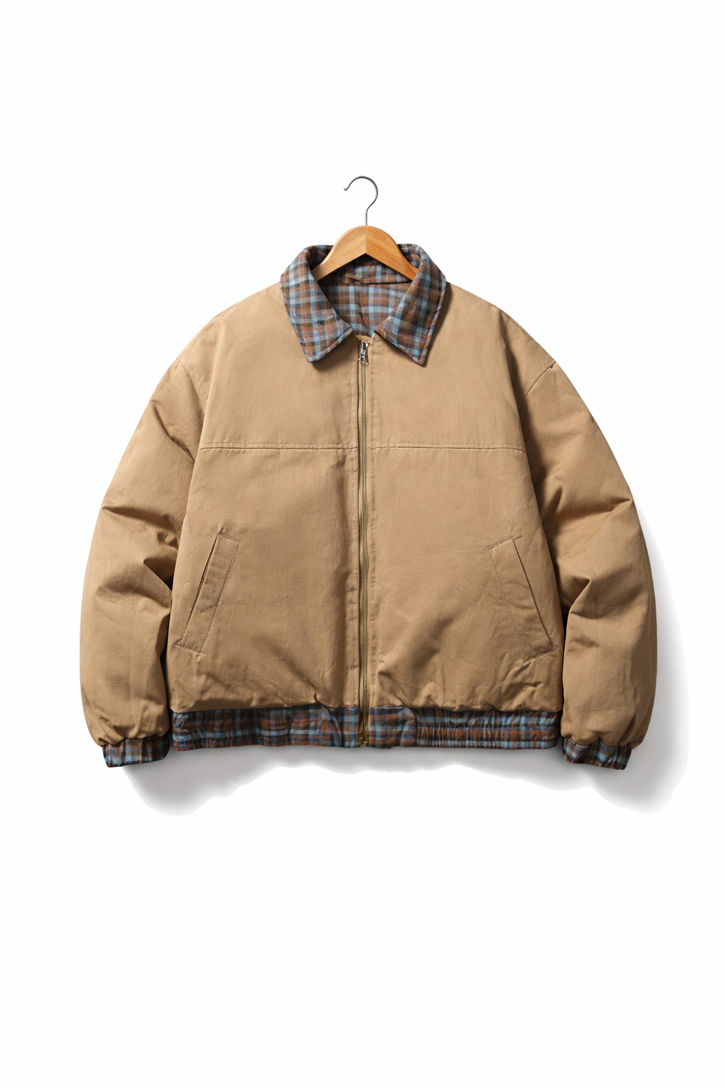 Tan Reversible Utility Jacket