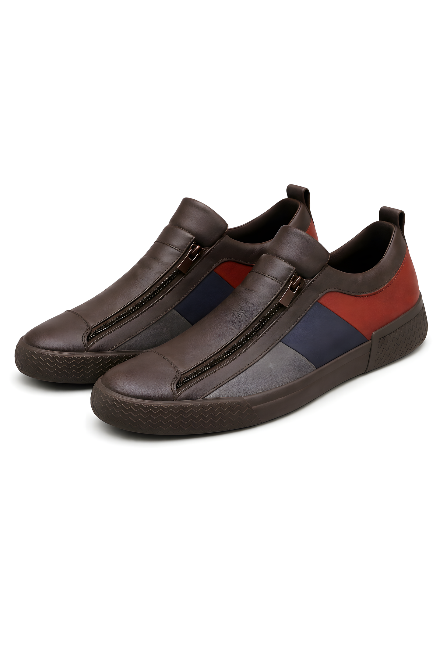 ZipFront Panel Slip-On Sneakers