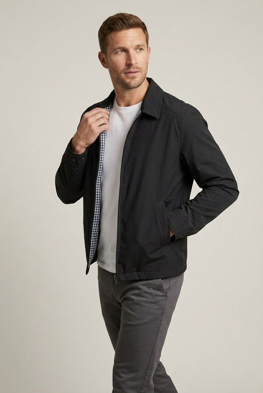 Minimal Zip-Up Utility Jacket