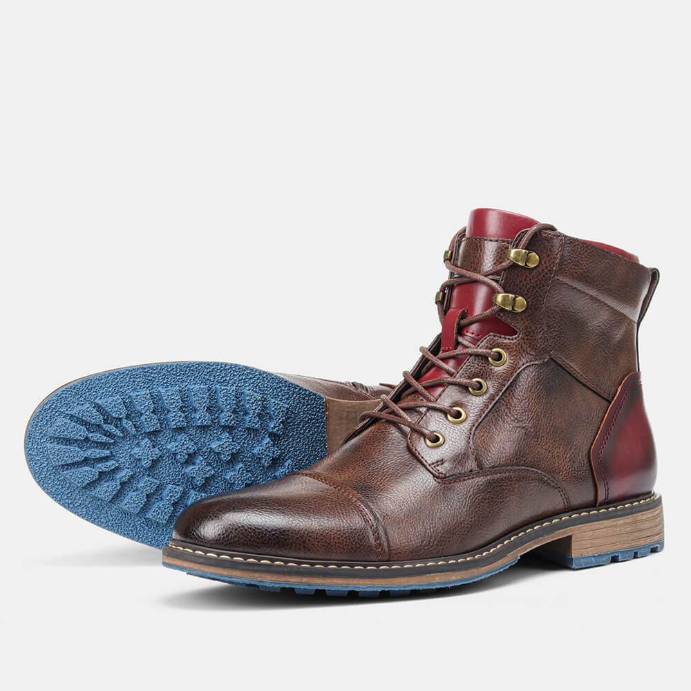 Heritage Ridge Lace-Up Ankle Boots