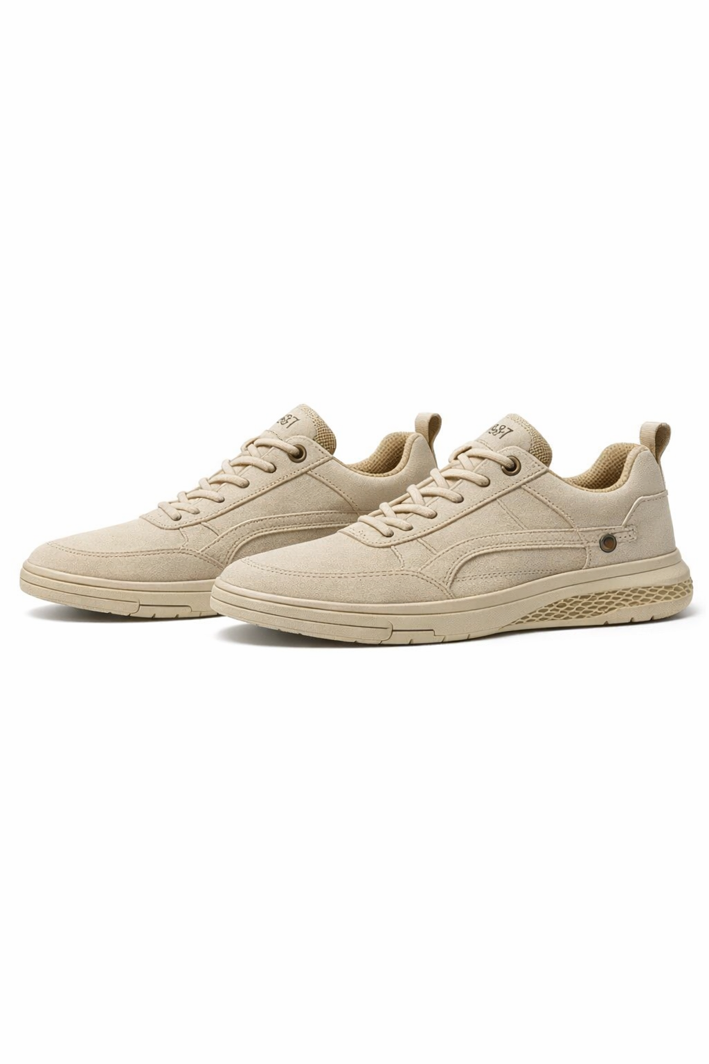 Heritage Suede Panel Lace-Up Sneakers