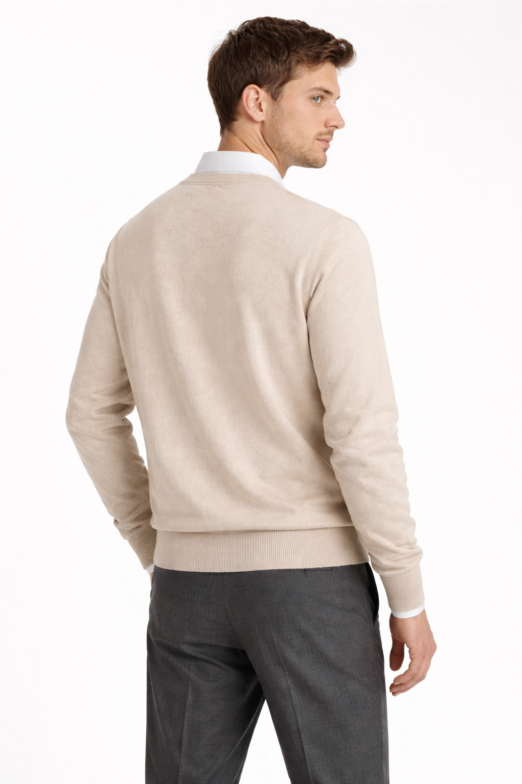 Men’s V-Neck Knit Shirt