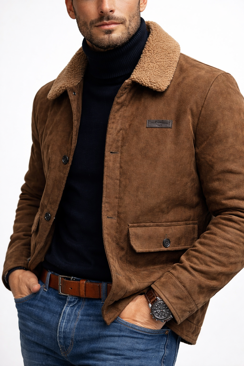 Westhaven Shear Collar Button Jacket