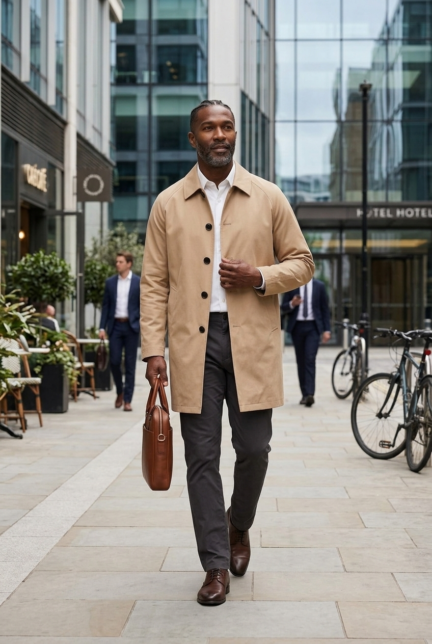 The Meridian Shield Mac Coat