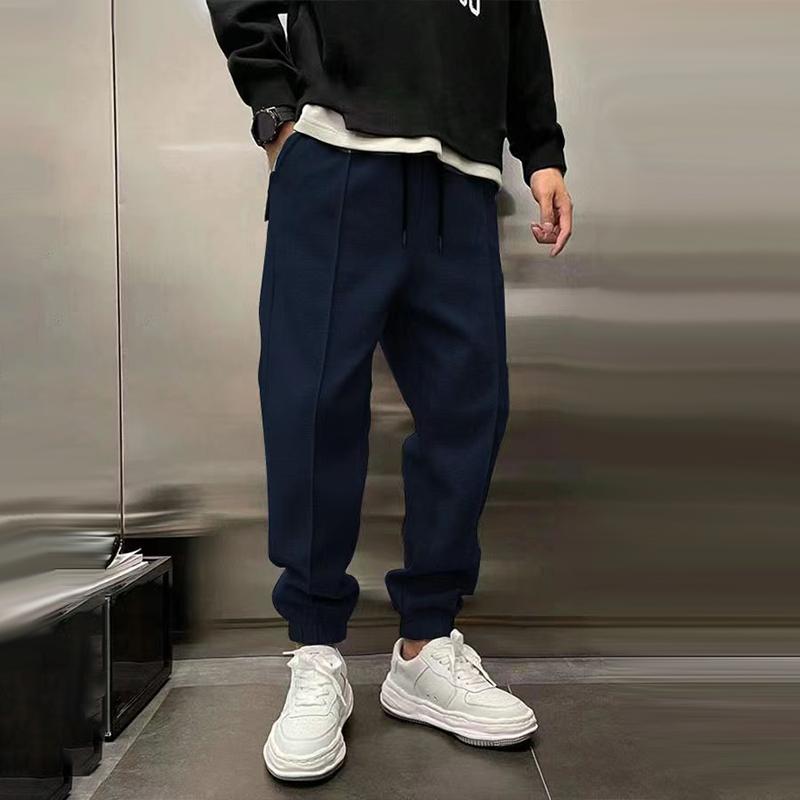 Men’s Jogger Pants With Tapered Fit Elastic Cuffs And Drawstring Waist