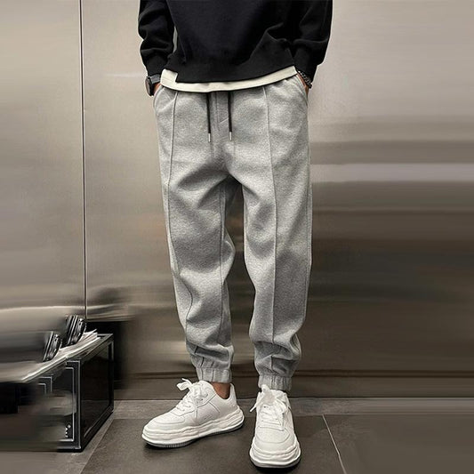 Men’s Jogger Pants With Tapered Fit Elastic Cuffs And Drawstring Waist