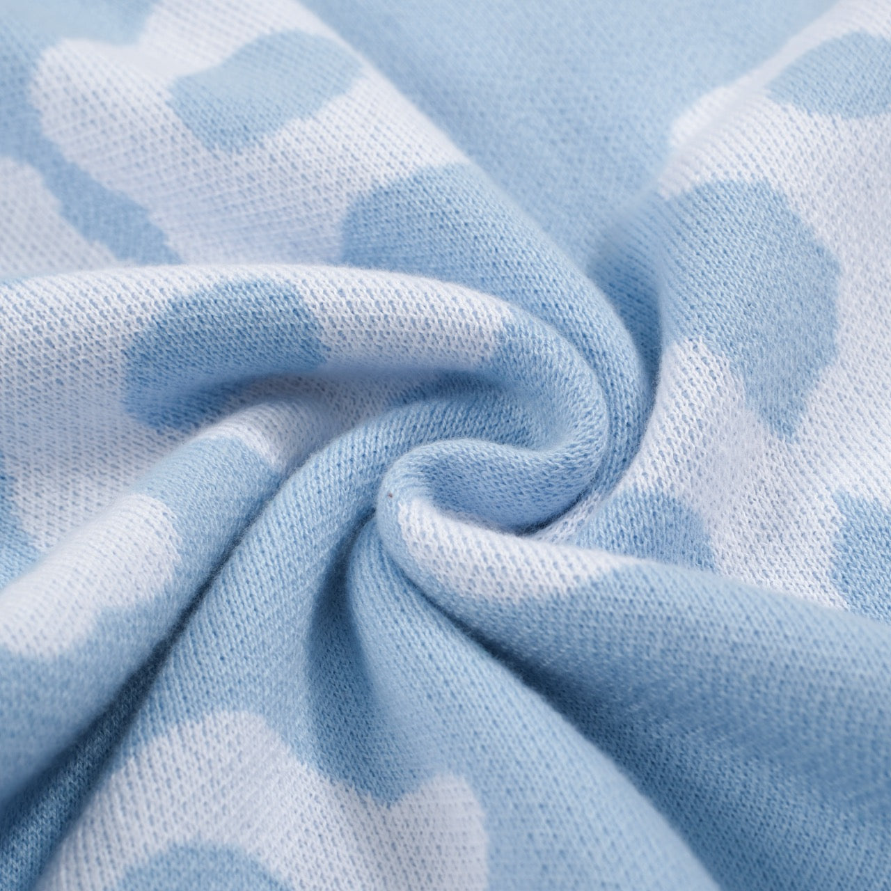 Retro Knit Floral Polo Shirt – Short Sleeve Button Front