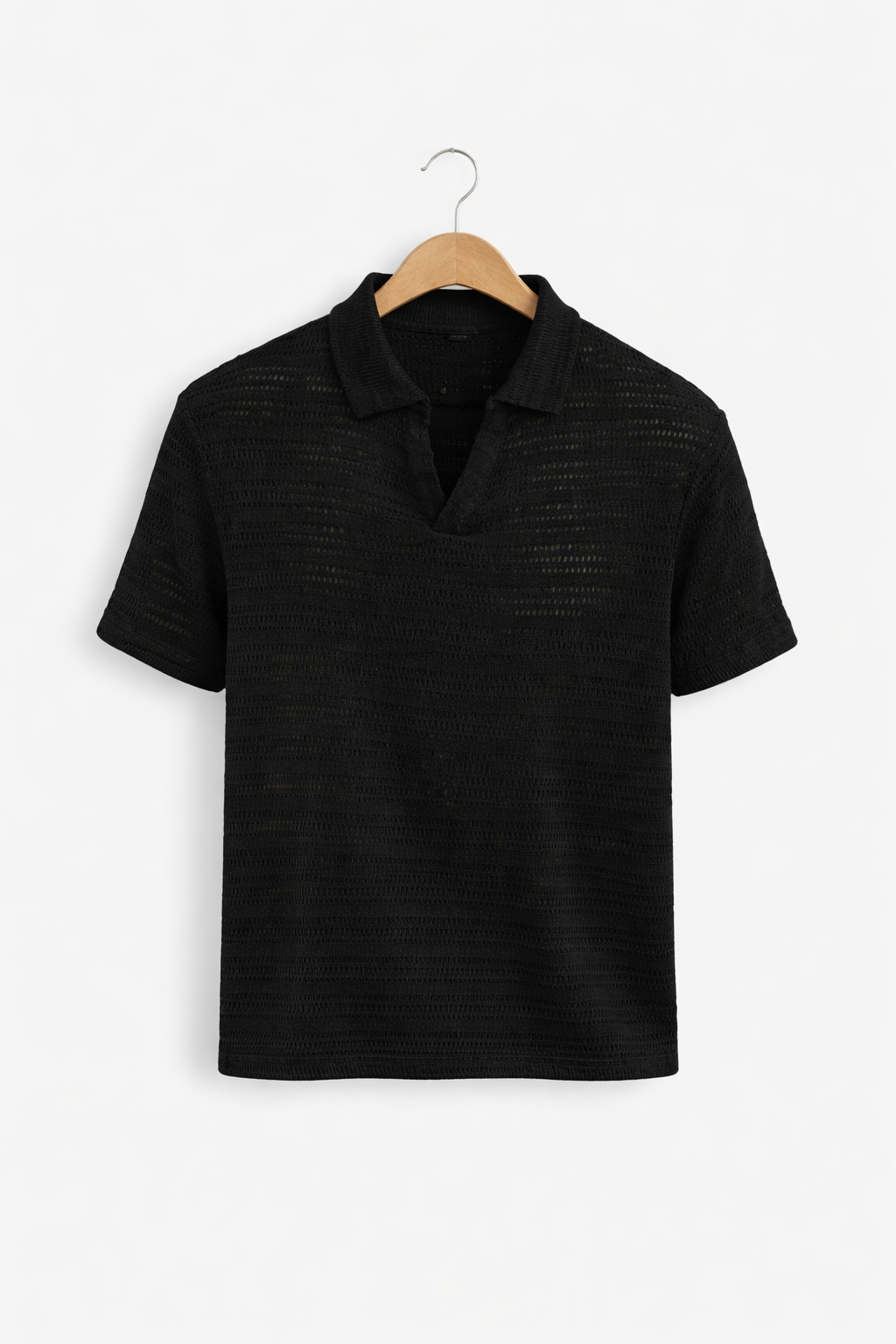 Sandbar Open-Weave Knit Polo