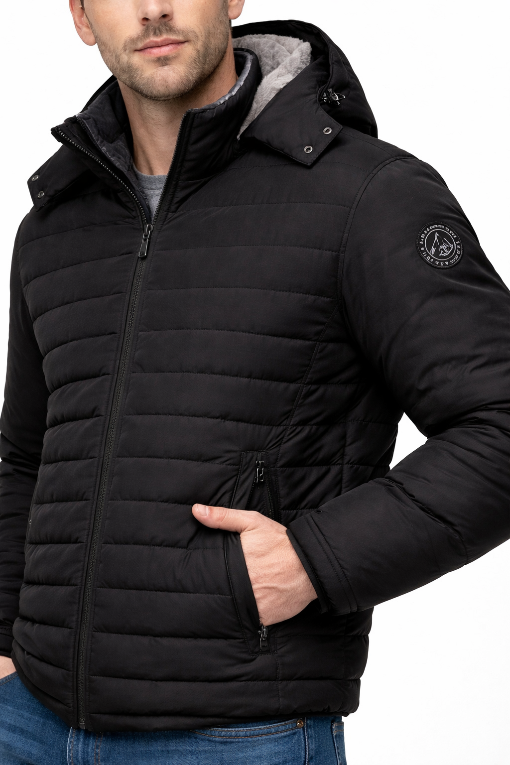 Northfield Fleece-Lined Padded Coat