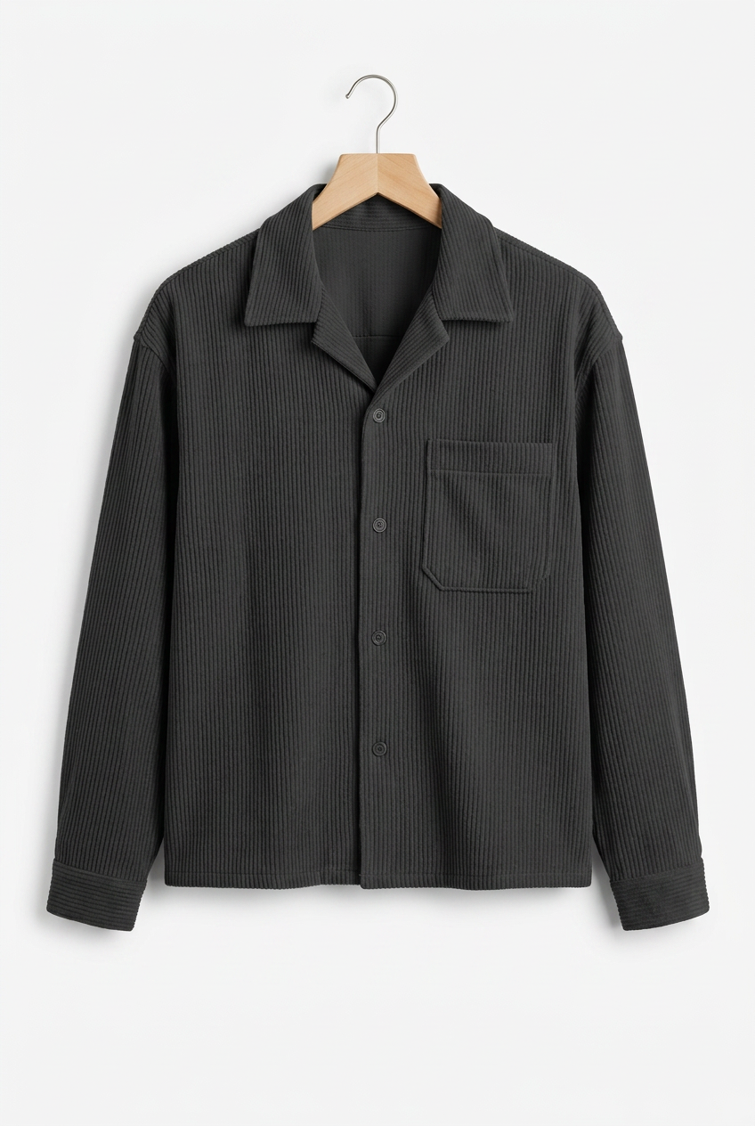 Brindle corduroy overhemd