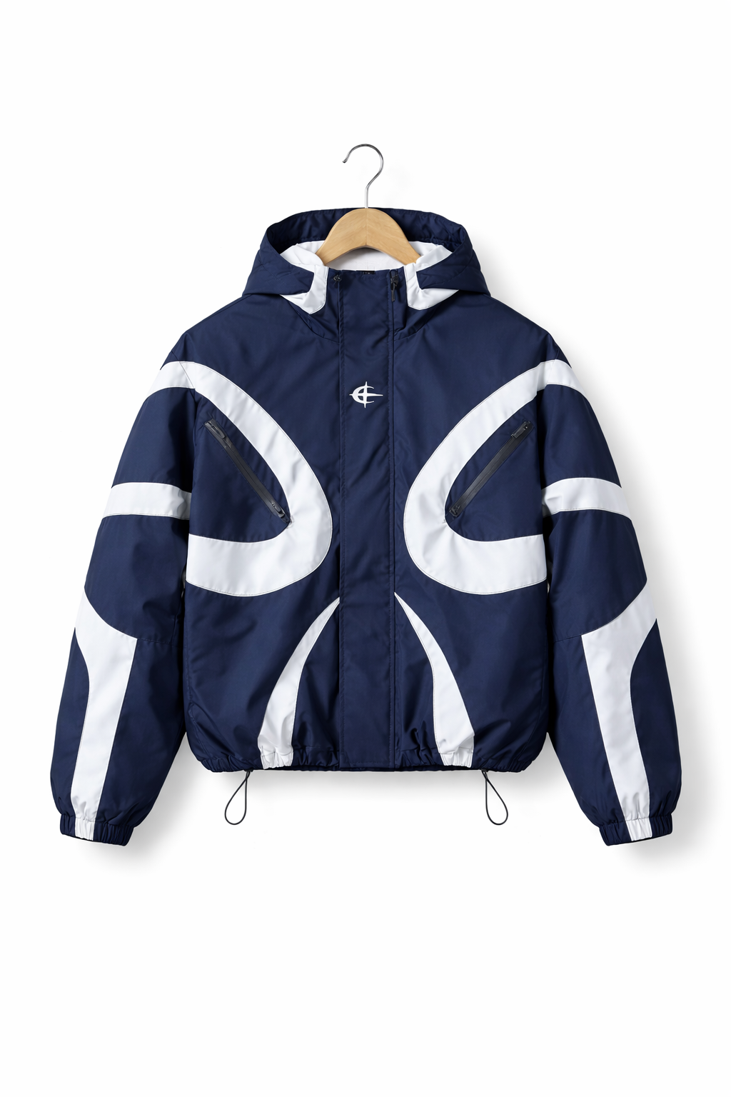 The Glacier Panel Crinkle Track Jacket