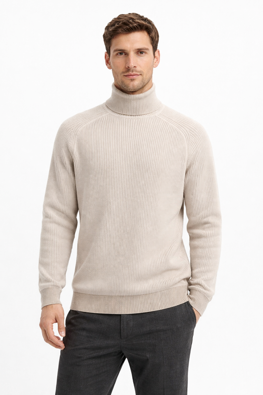 The Montreux Ribbed Turtleneck
