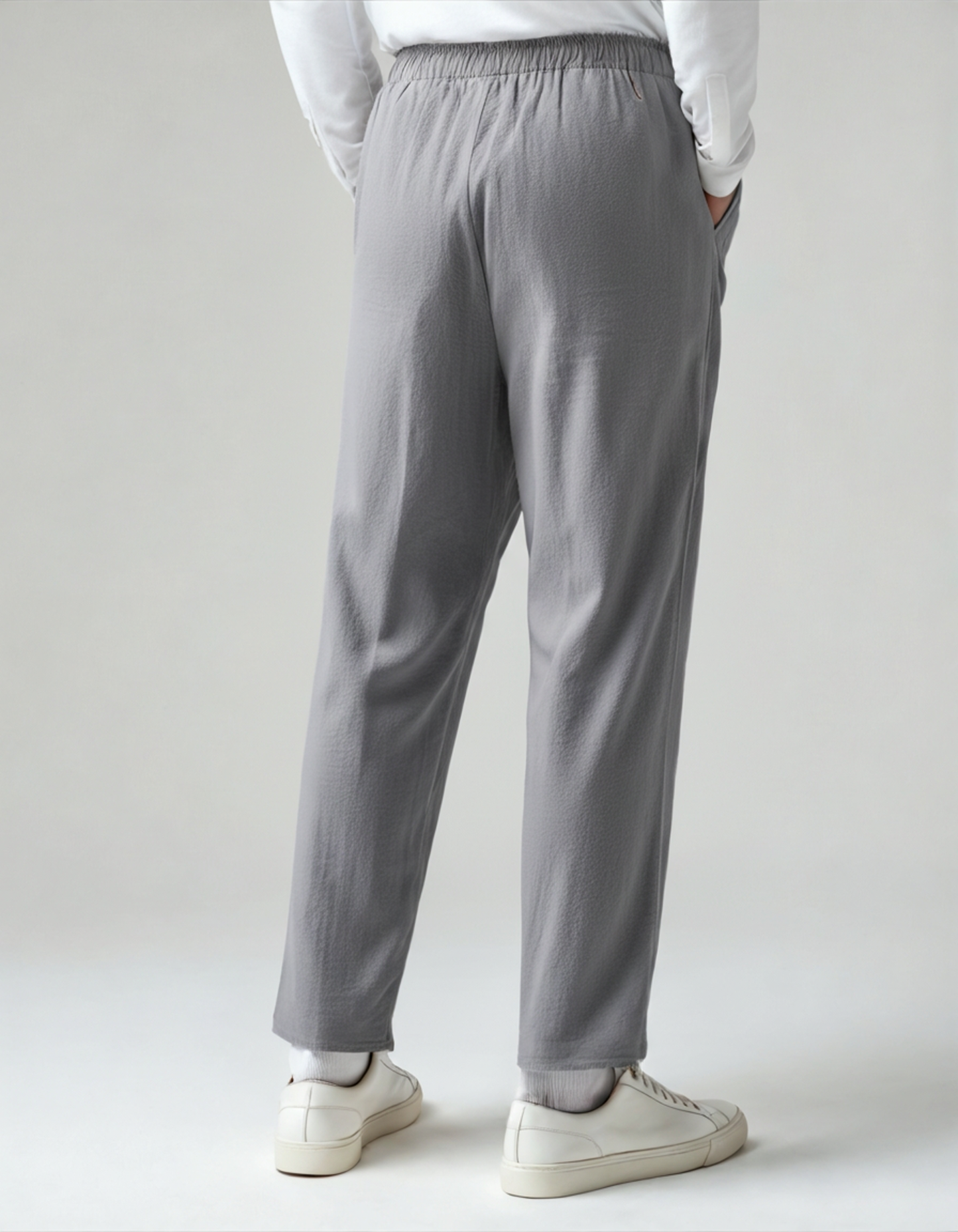 Men’s Relaxed Fit Pants With Elastic Waist Drawstring