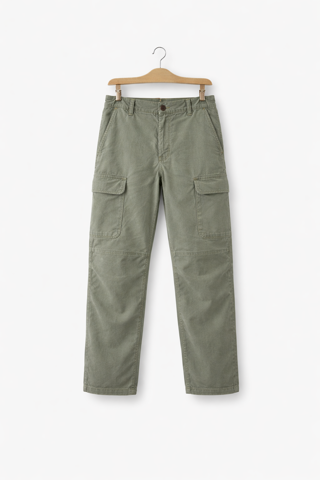 Men’s Cargo Pants With Straight Fit Utility Pockets And Structured Design