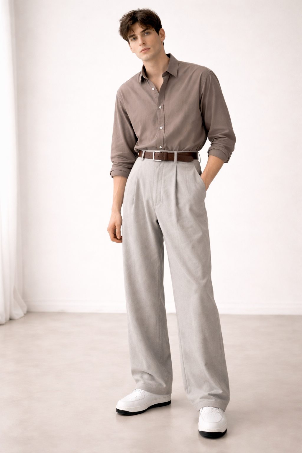 Core Pleat Trouser