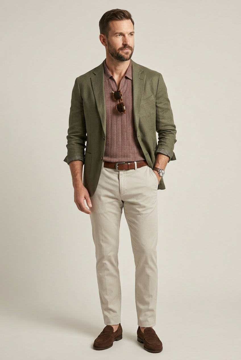 Crosby Textured Knit Polo