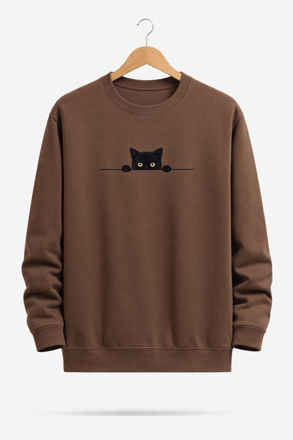 Midnight Cat Graphic Sweater