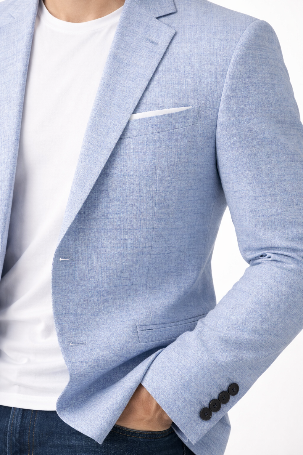 Men’s Woven Blazer Jacket