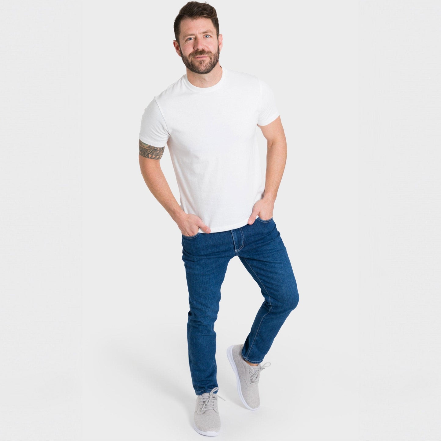 Essential White Crew Neck T-Shirt