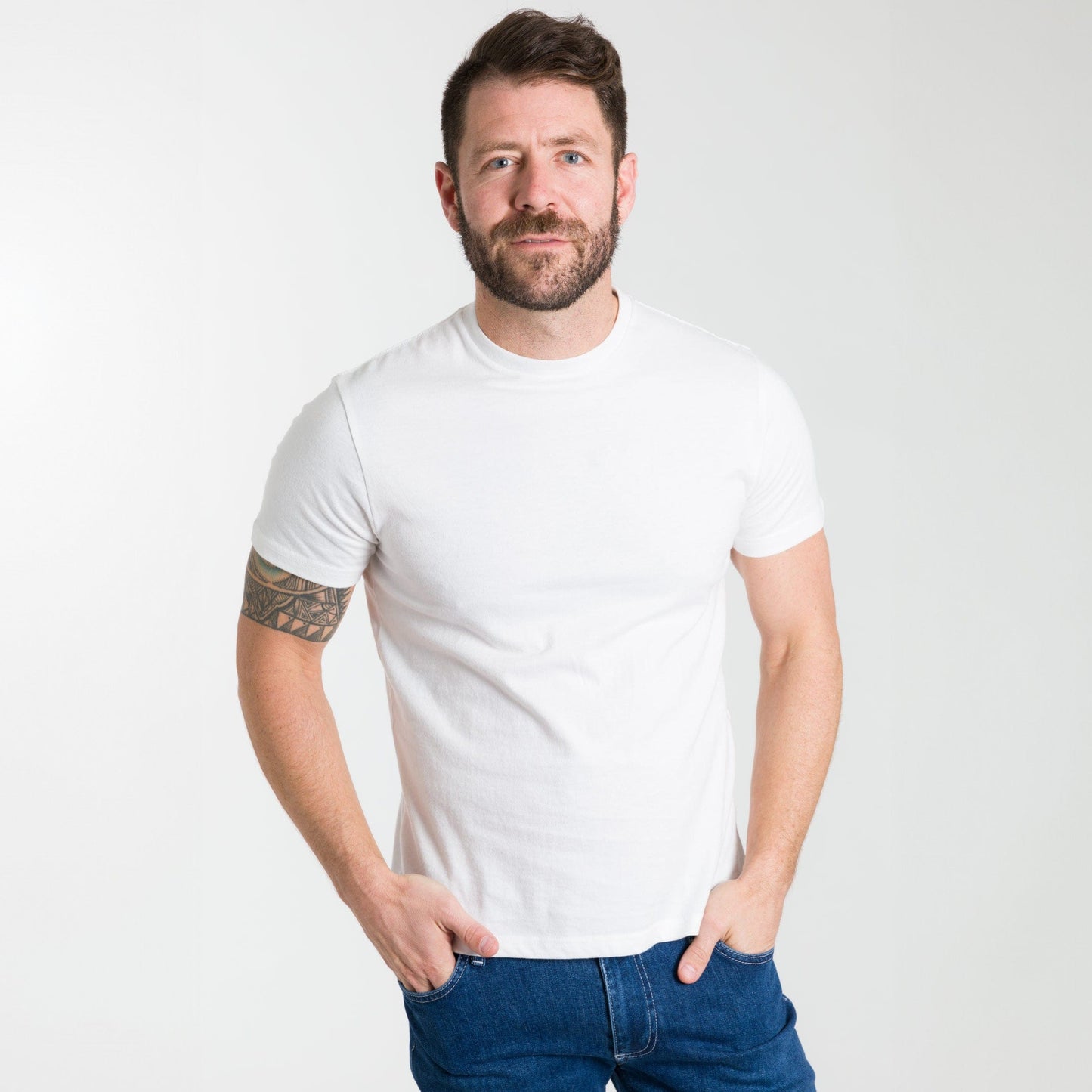 Essential White Crew Neck T-Shirt