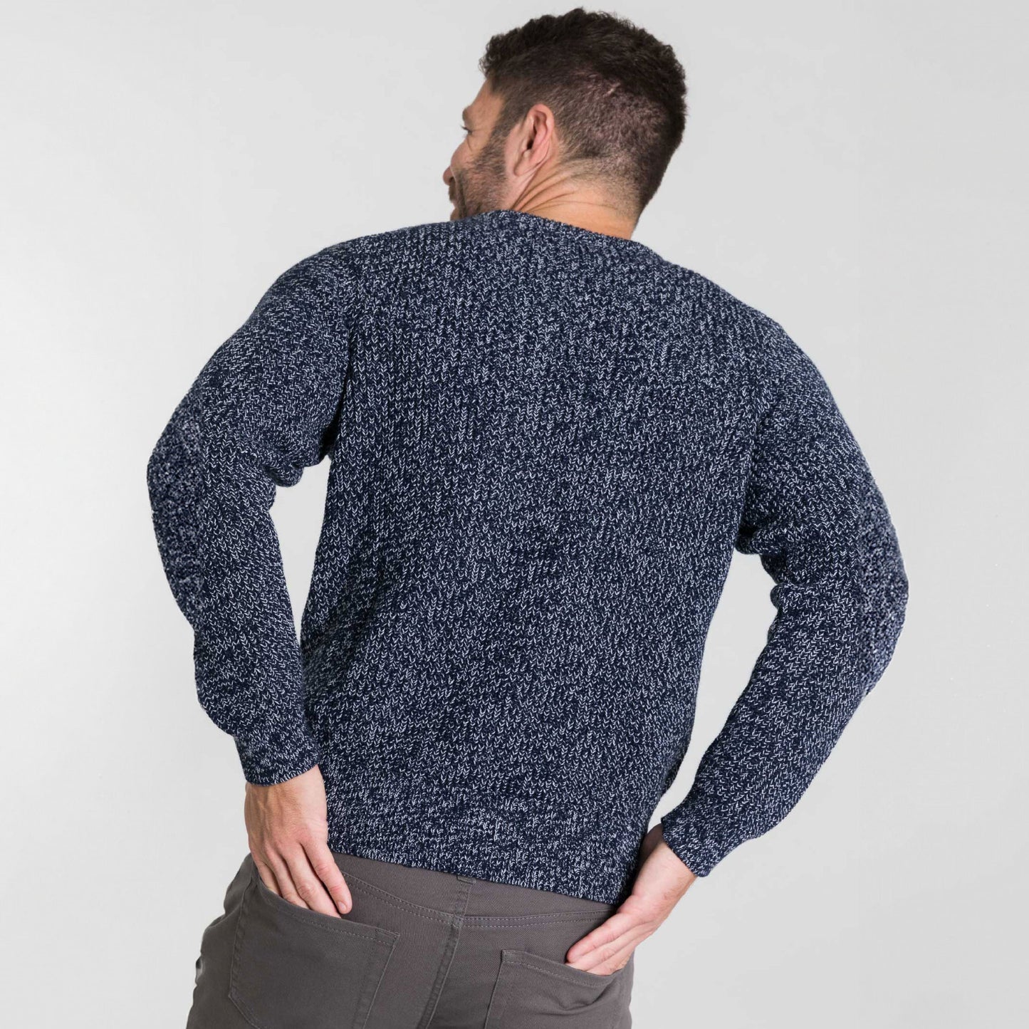 Textured Knit Crew Pullover