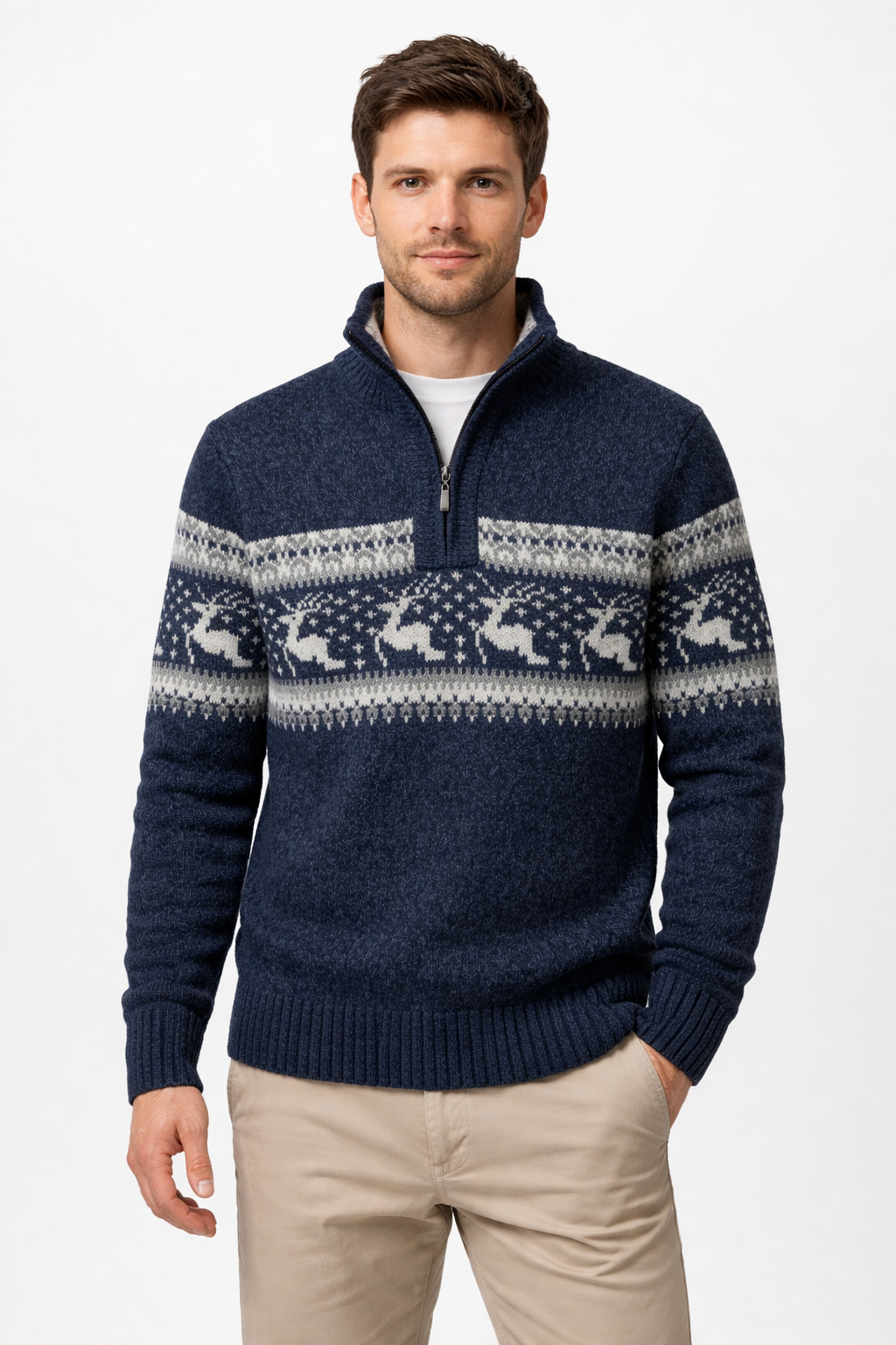 Deer Isle Half Zip Sweater