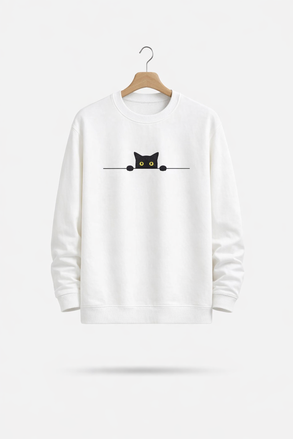 Midnight Cat Graphic Sweater
