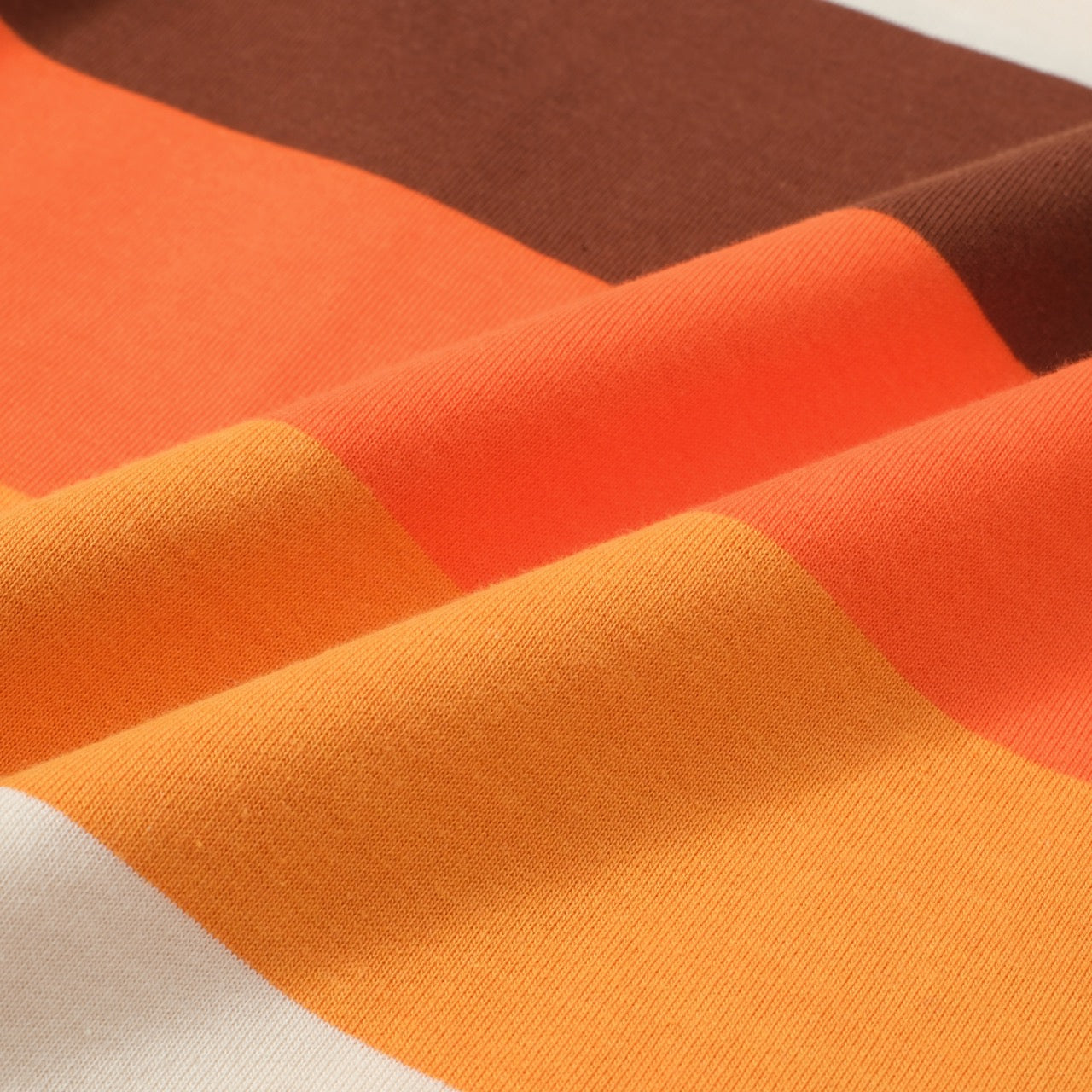 Men’s Retro Knit Short Sleeve T-Shirt With Horizontal Stripe Pattern