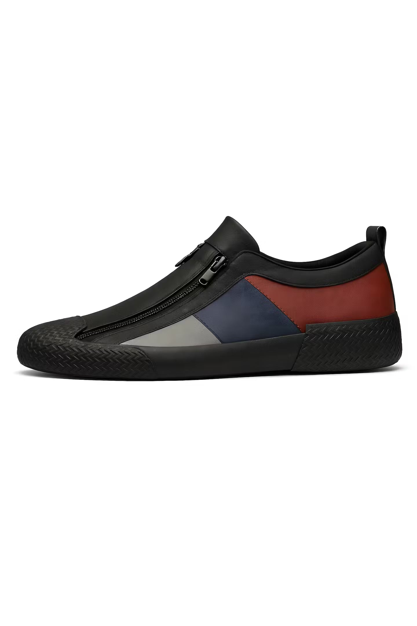 ZipFront Panel Slip-On Sneakers