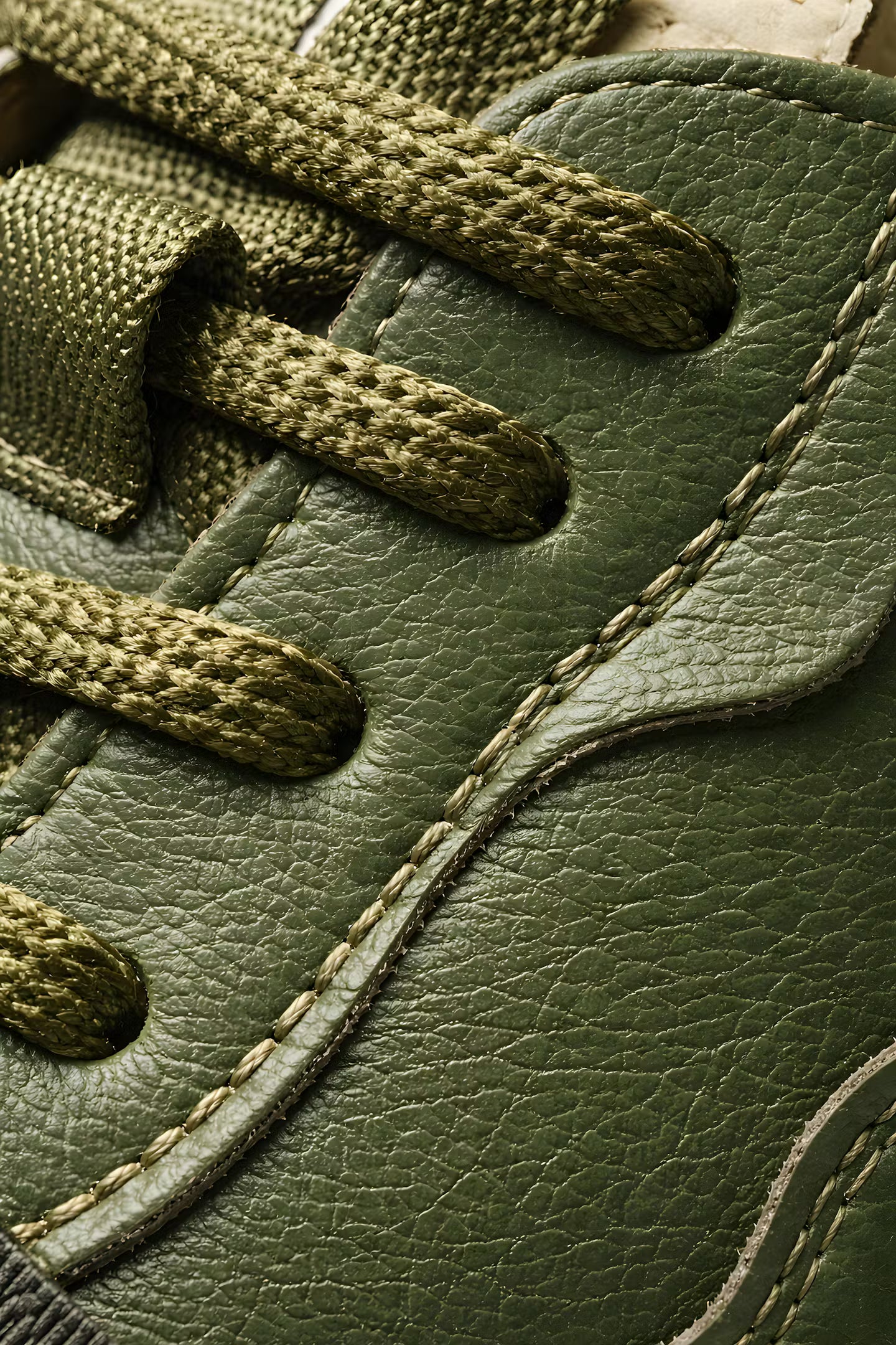 Italian Leather Panel Lace-Up Sneakers