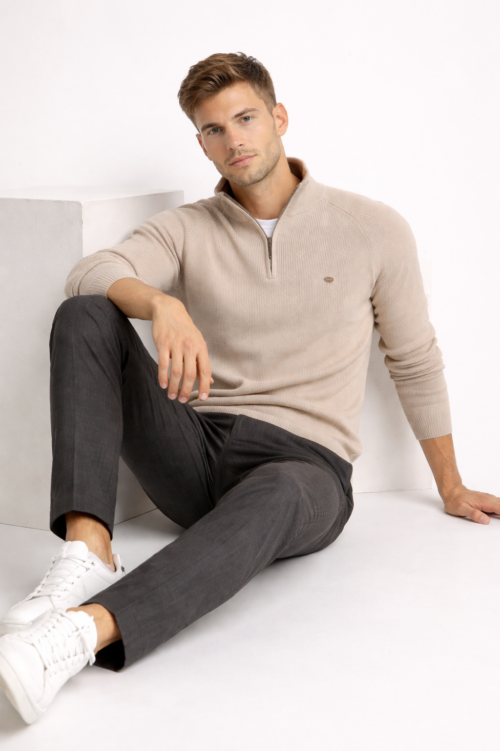 Briar Ridge Quarter-Zip Knit
